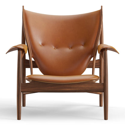 Chieftain Lounge Chair | Walnut Elegance Leather Upholstery