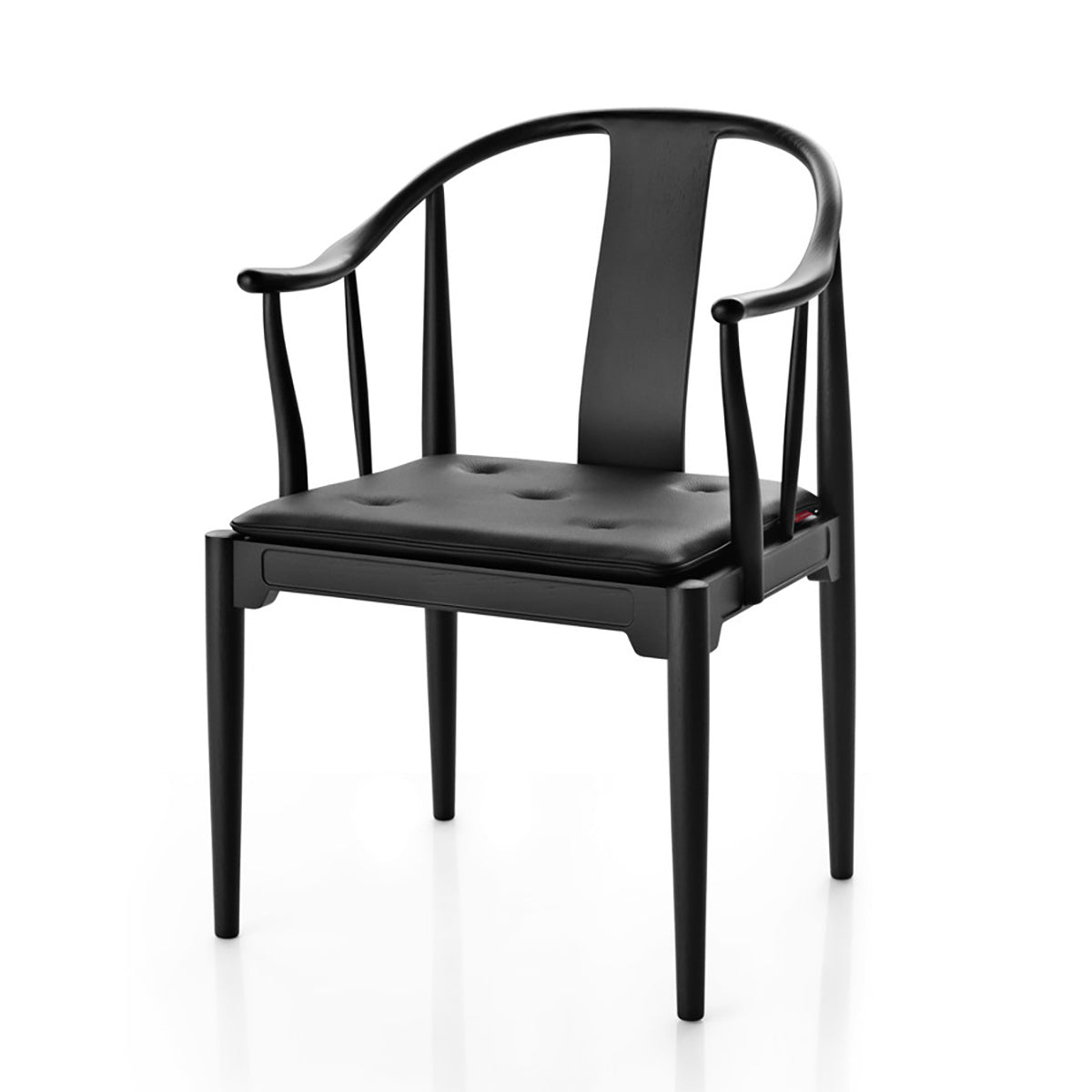 China Chair | Black Aura Leather