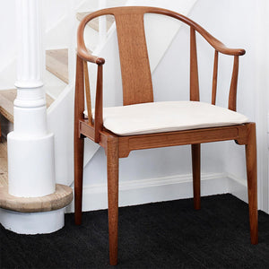 China Chair | Walnut Aura Leather