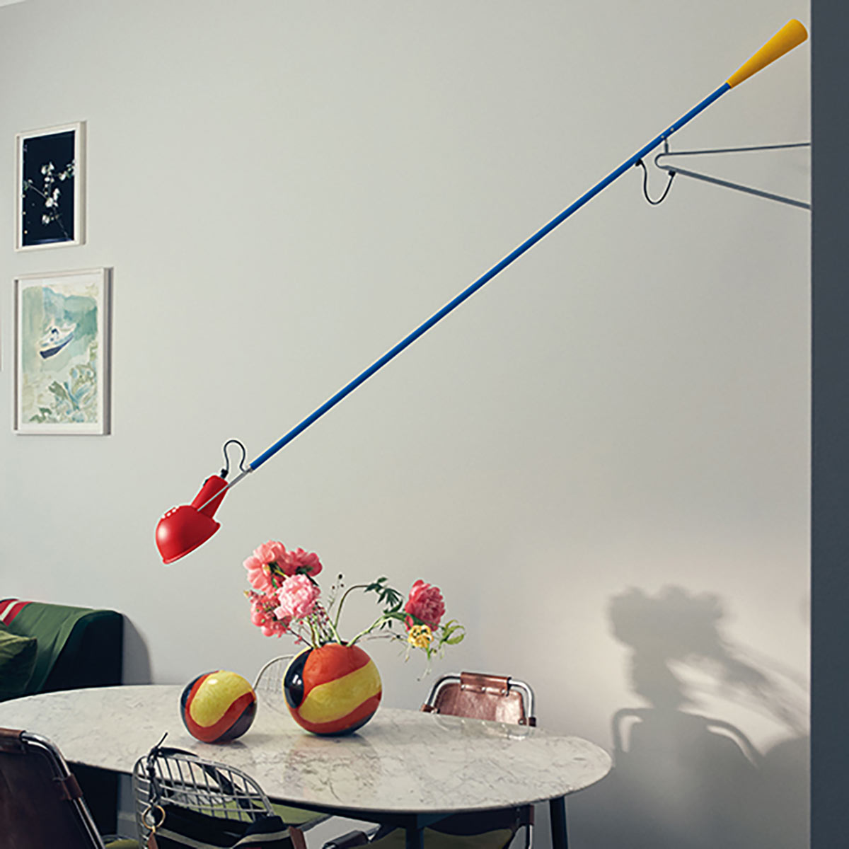 265 Chromatica Wall Lamp | Yellow Blue and Red