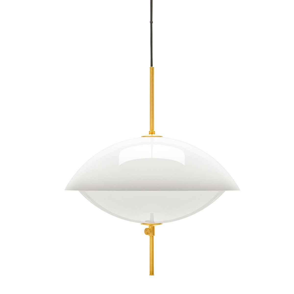 Clam Pendant Light Large | Opal Glass