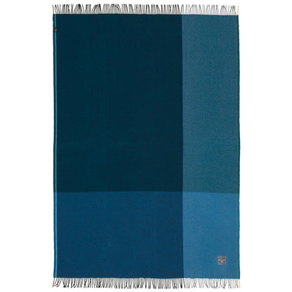 Colour Block Blanket | Black Blue