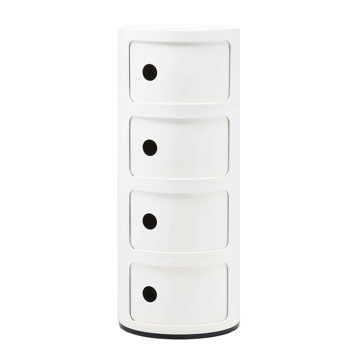 Componibili 4 Drawers | White ABS Plastic
