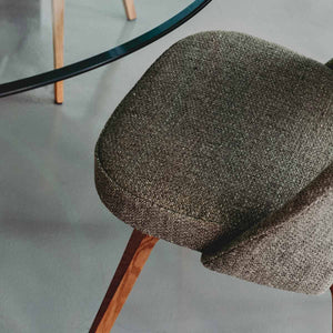 Conference Side Chair Relax | Light Brown 19 West Fabric Upholstery