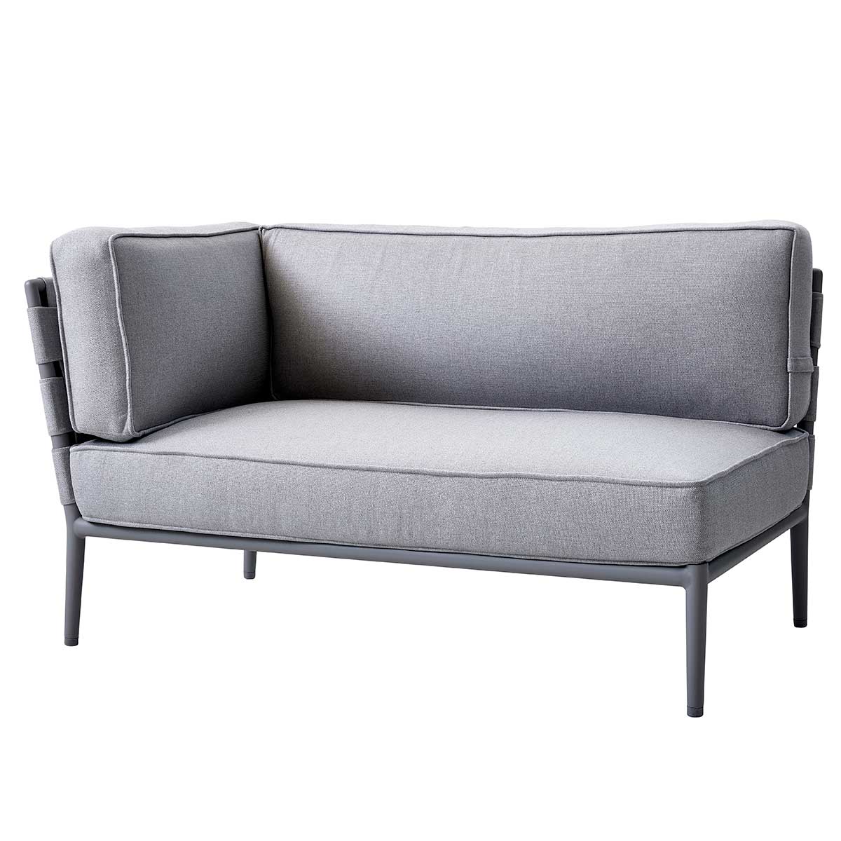 Conic 2 Seat Module | Light Grey Air Touch Fabric