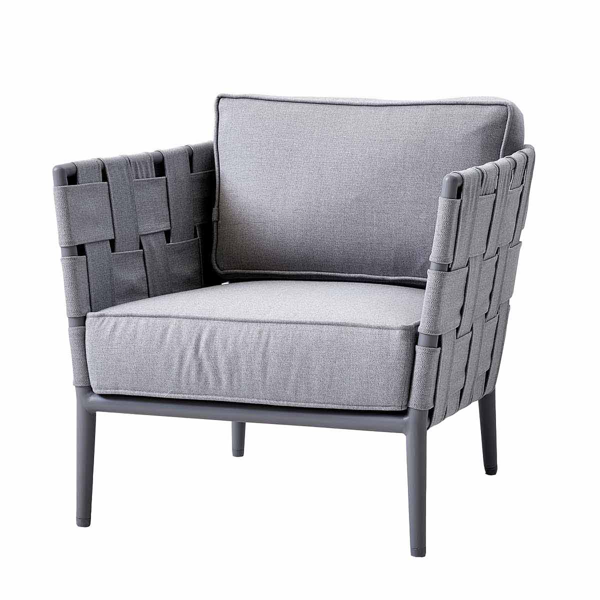 Conic Lounge Chair | Light Grey Air Touch Fabric
