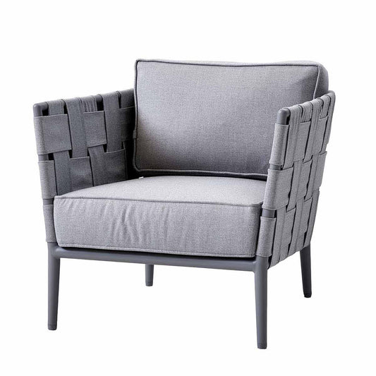 Conic Lounge Chair | Light Grey Air Touch Fabric