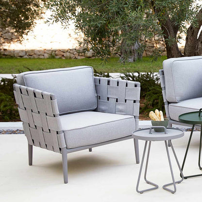 Conic Lounge Chair | Light Grey Air Touch Fabric