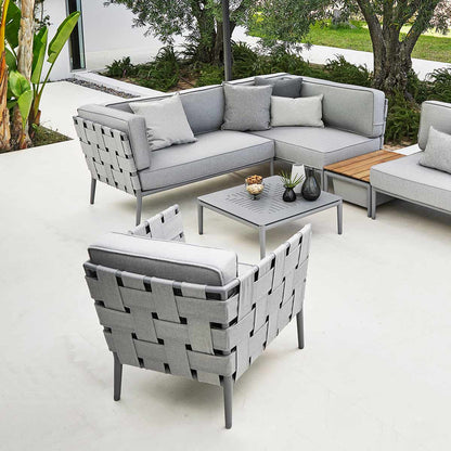 Conic Lounge Chair | Light Grey Air Touch Fabric