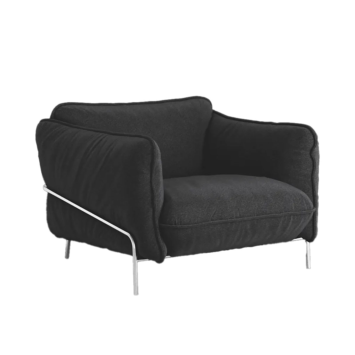 Continental Easy Chair | Charcoal 193 Divina MD Fabric