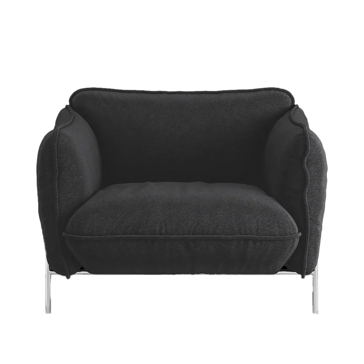 Continental Easy Chair | Charcoal 193 Divina MD Fabric