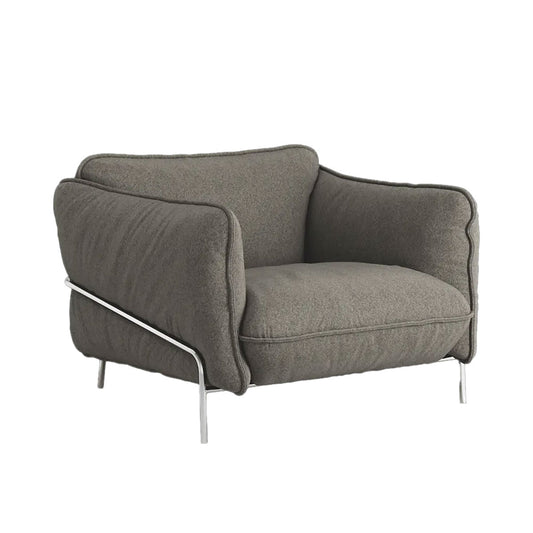 Continental Easy Chair | Grey 343 Divina MD Fabric