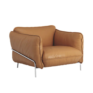 Continental Easy Chair | Nut Elmosoft Leather 54035