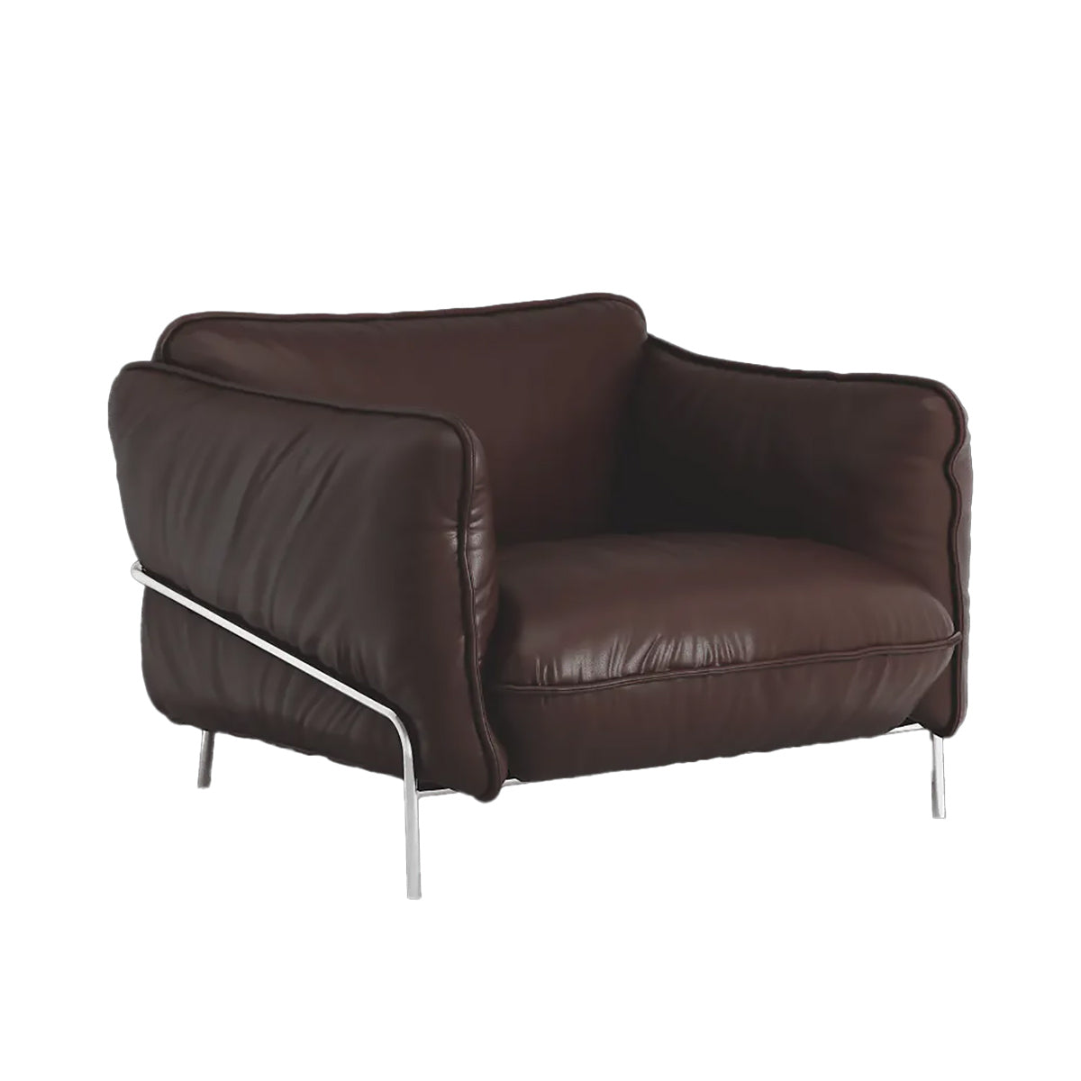 Continental Easy Chair | Nut Elmosoft Leather 54035