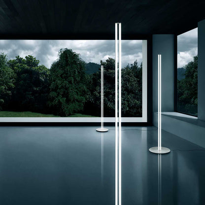 Coordinates F Floor Lamp | Argent Moon Coloured Aluminium
