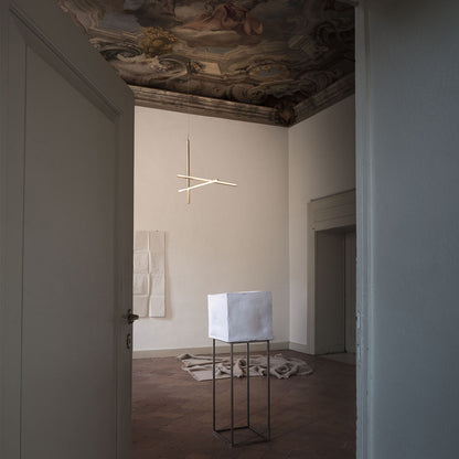 Coordinates S1 Suspension Lamp | Champagne Coloured Aluminium