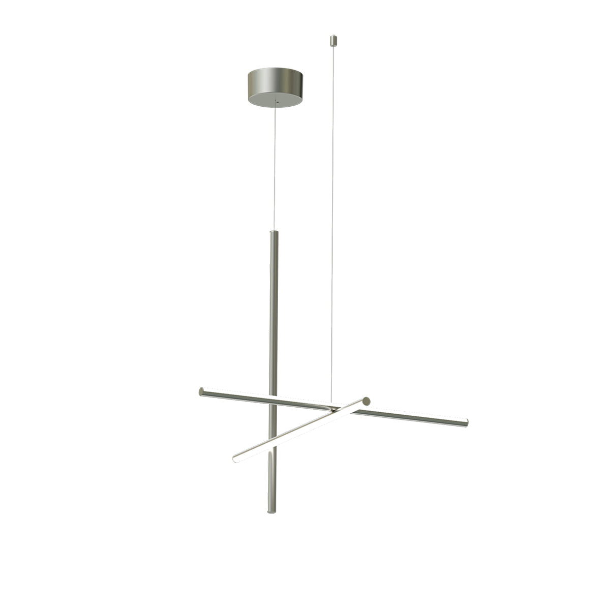 Coordinates S1 Suspension Lamp | Argent Moon Coloured Aluminium