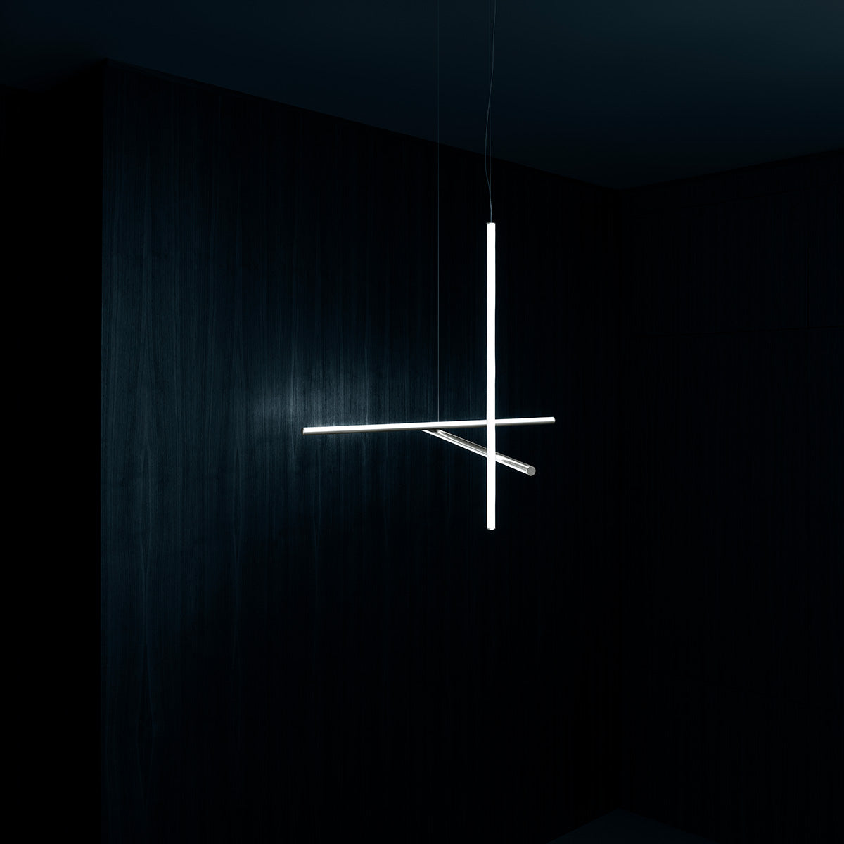 Coordinates S1 Suspension Lamp | Argent Moon Coloured Aluminium