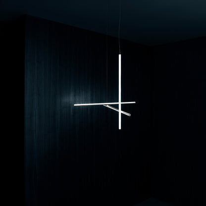 Coordinates S1 Suspension Lamp | Argent Moon Coloured Aluminium