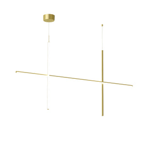 Coordinates S2 Suspension Lamp | Champagne Coloured Aluminium