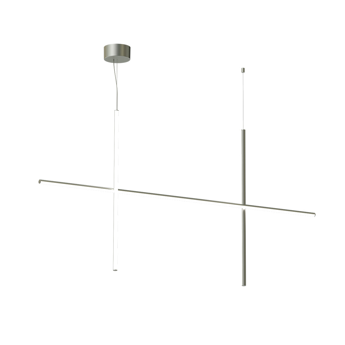 Coordinates S2 Suspension Lamp | Argent Moon Coloured Aluminium