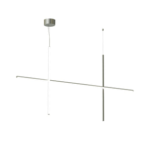 Coordinates S2 Suspension Lamp | Argent Moon Coloured Aluminium