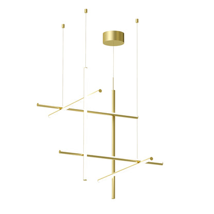 Coordinates S3 Suspension Lamp | Champagne Coloured Aluminium