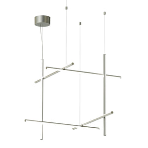 Coordinates S3 Suspension Lamp | Argent Moon Coloured Aluminium