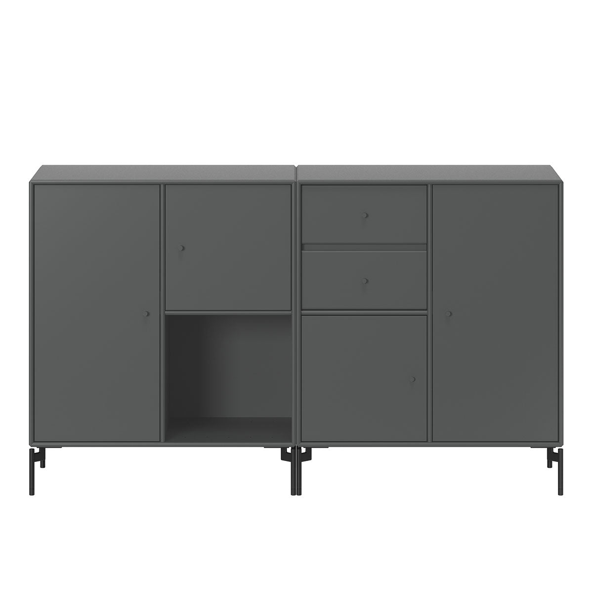 Couple Sideboard | Anthracite Grey Lacquer