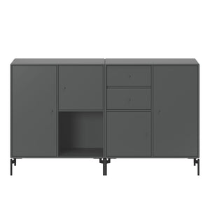 Couple Sideboard | Anthracite Grey Lacquer