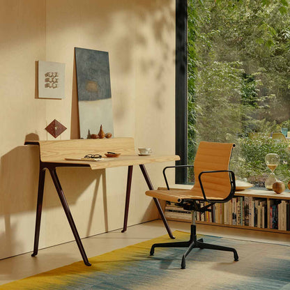 Courier Desk | Light Oak Veneer Top
