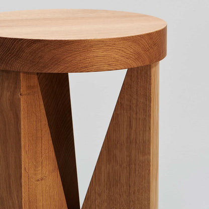 Cugino Stool Side Table | Natural Oak