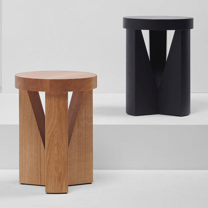 Cugino Stool Side Table | Natural Oak