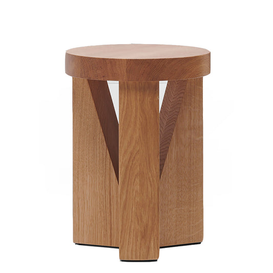 Cugino Stool Side Table | Natural Oak