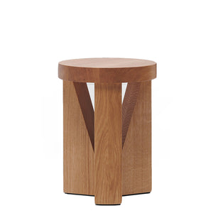 Cugino Stool Side Table | Natural Oak