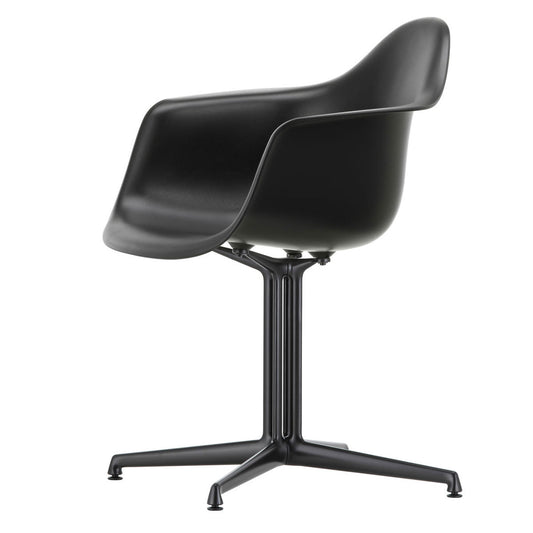 DAL Eames Plastic Armchair | Polypropylene Seat Shell in Deep Black