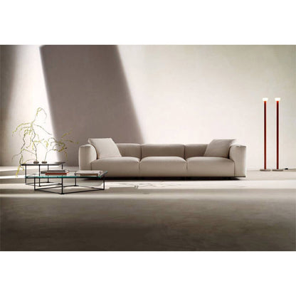 Dambodue Sofa 332cm | Ecru Bormio Fabric Upholstery