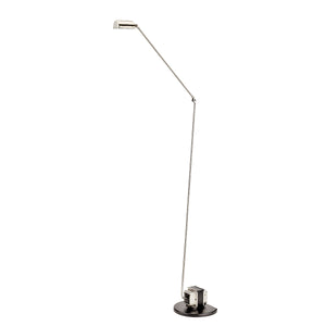 Daphine LED Floor Lamp | Brushed Nickel Effect