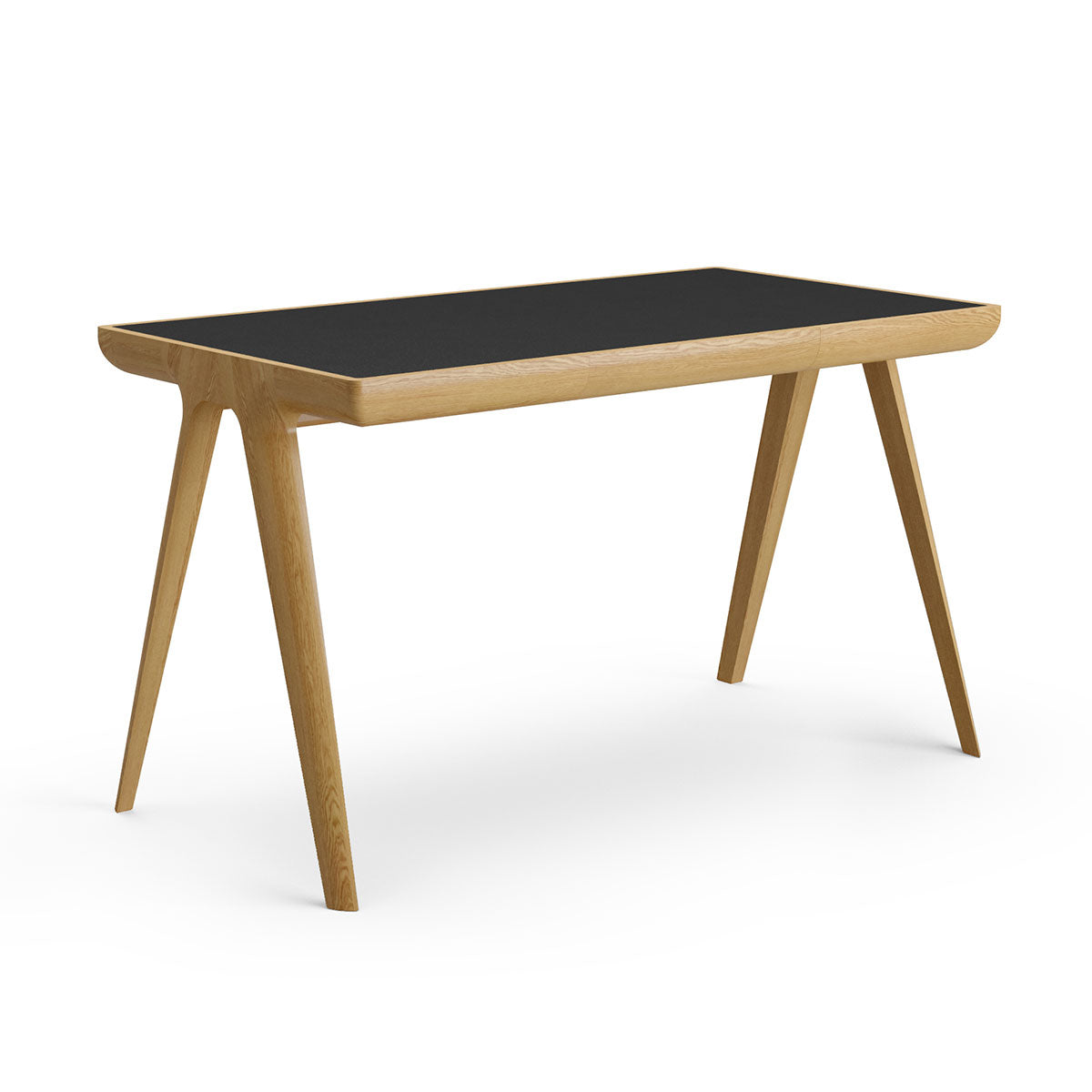 Maya Desk | Black Leather