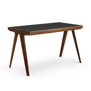 Maya Desk | Black Leather
