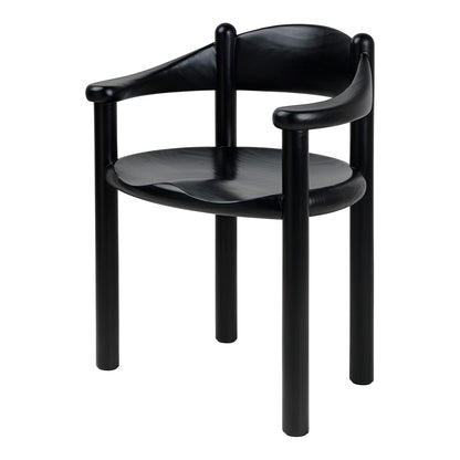 Daumiller Dining Armchair | Brown Black Pine