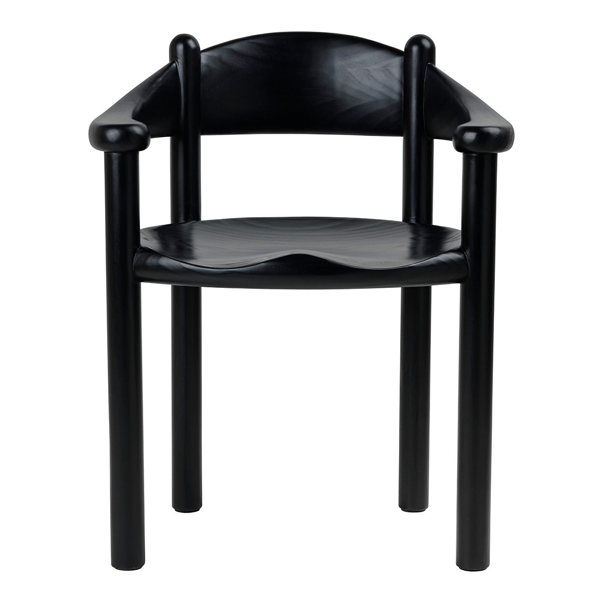 Daumiller Dining Armchair | Brown Black Pine