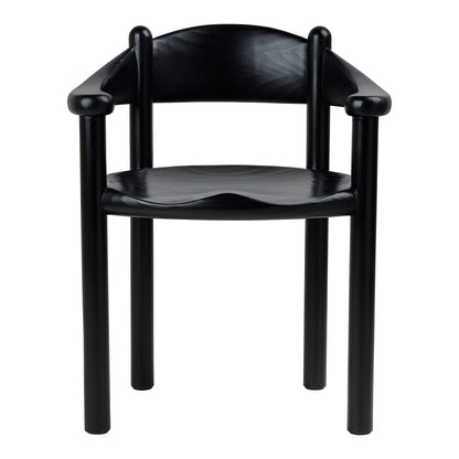 Daumiller Dining Armchair | Brown Black Pine