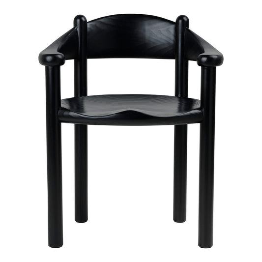 Daumiller Dining Armchair | Brown Black Pine