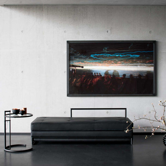 Eileen Gray Day Bed | Black Leather