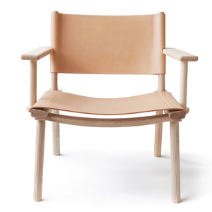 December Lounge Chair | Nude Leather