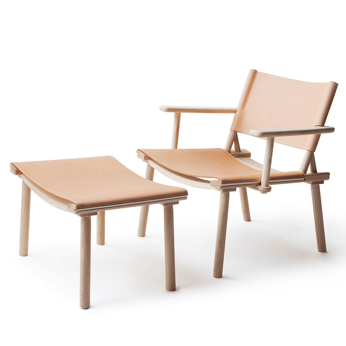 December Lounge Chair | Nude Leather