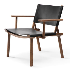 December Lounge Chair | Black Leather