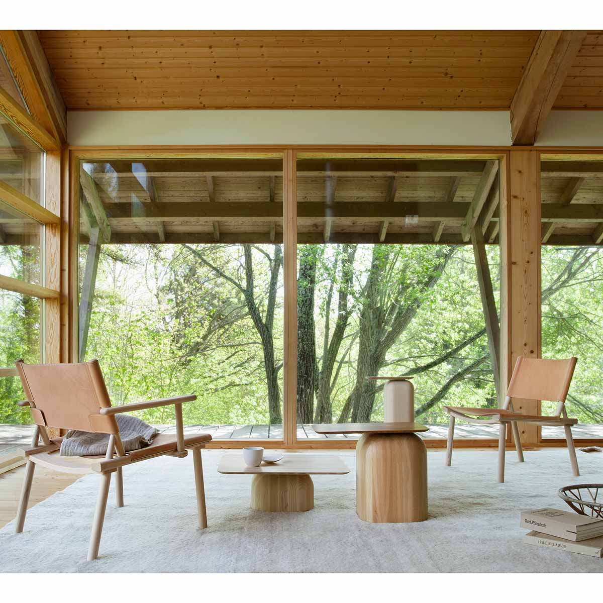 December Lounge Chair | Nude Leather