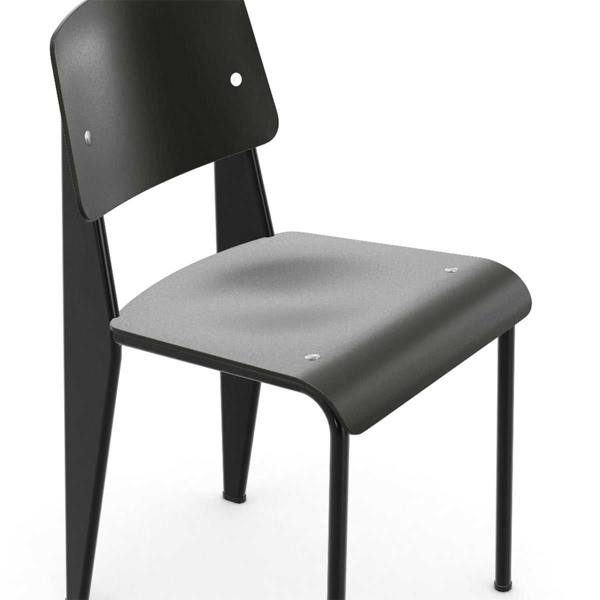 Standard SP Chair | Deep Black Plastic Seat and Back
